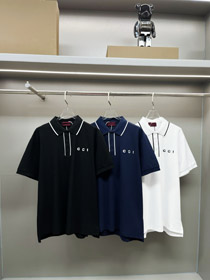 Gucci pique cotton breathable and versatile short-sleeved T-shirt-5461  